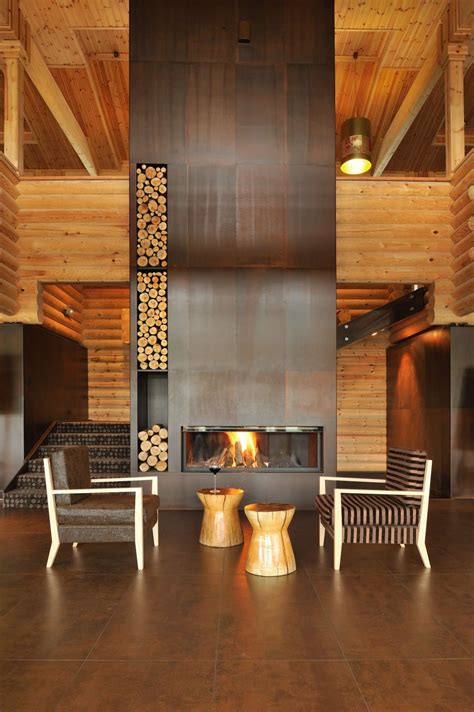 wooden chimney design